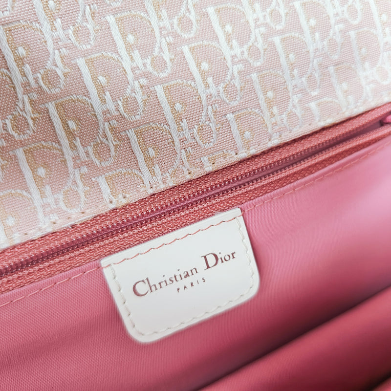 Christian Dior Extremely Rare Pink Trotter Shoulder Bag