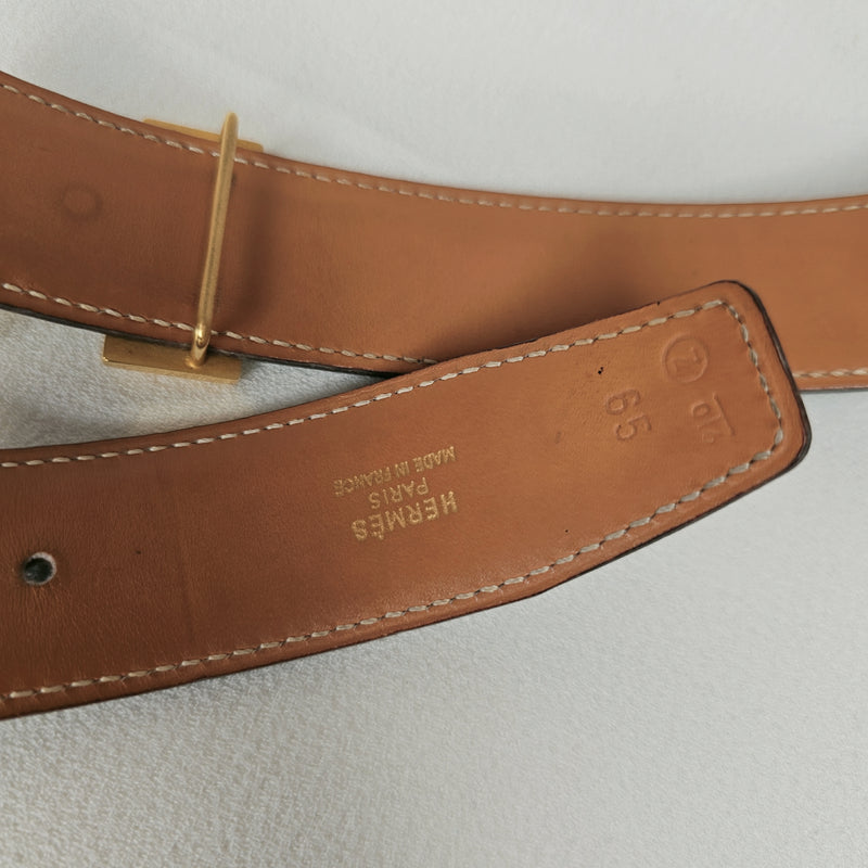 Hermès Reversible 30 mm Belt 65 cm