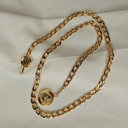 CHANEL Chain Belt Gold 40"