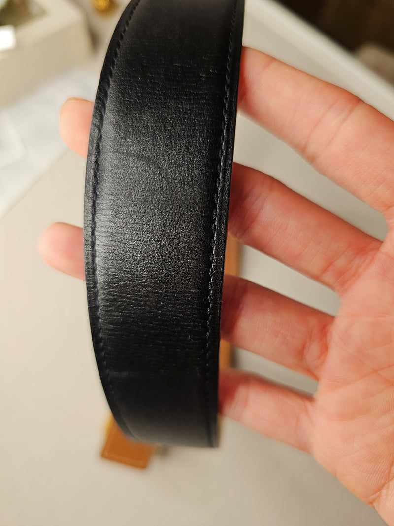 Reversible Hermès belt 65cm