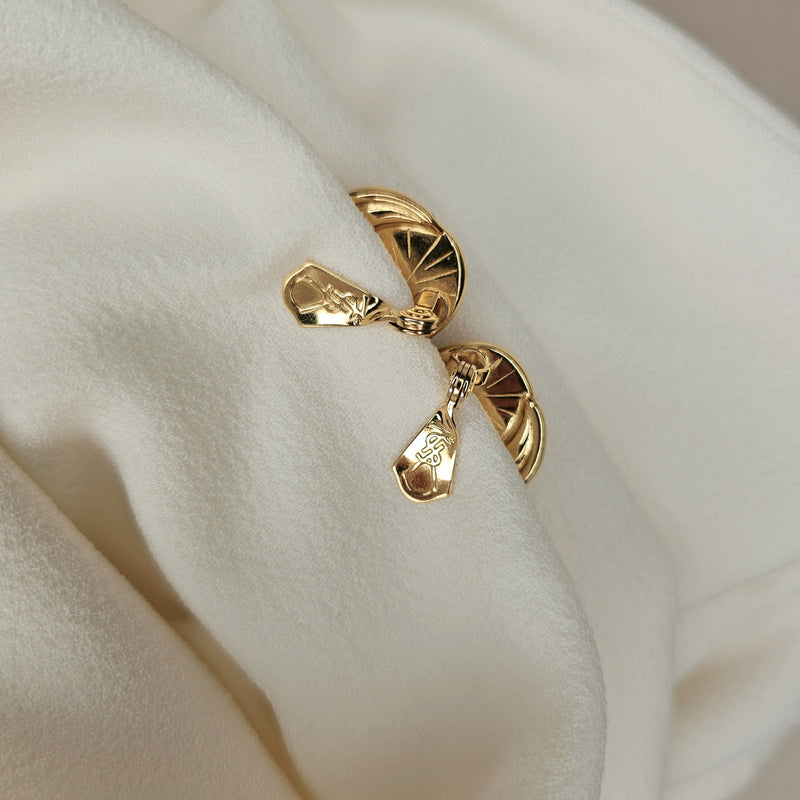 Elegant YSL Clip-On Earrings for Effortless Glamour