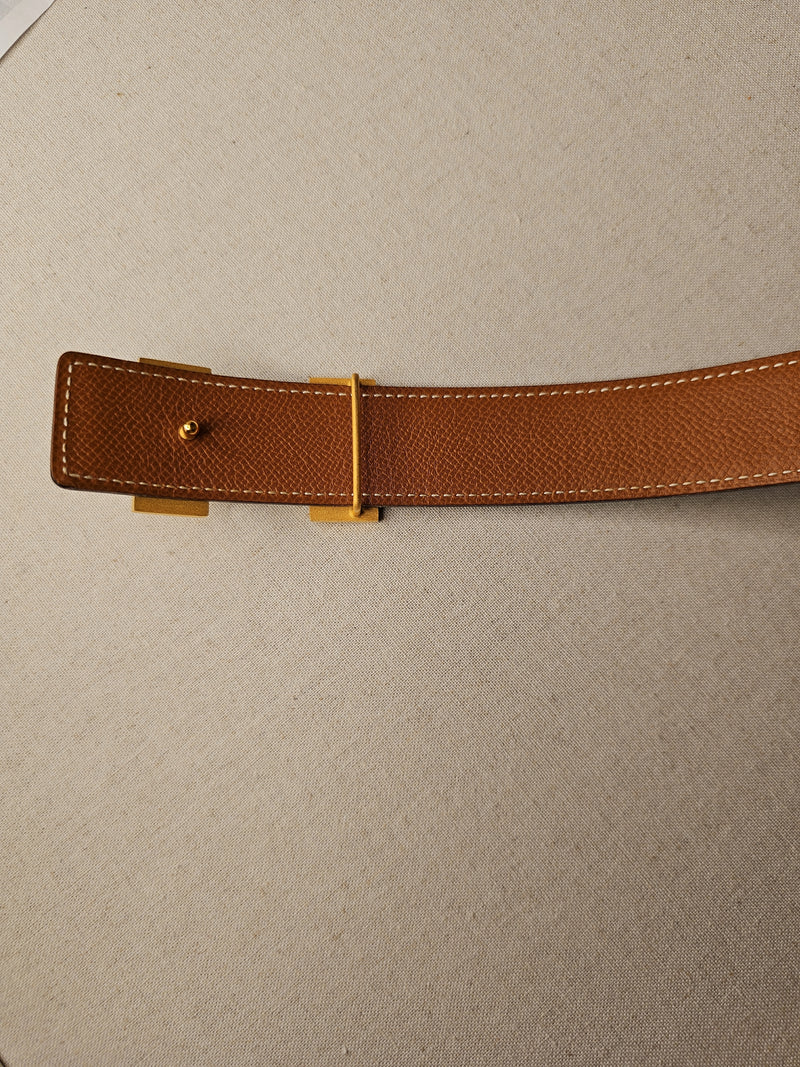 Reversible Hermès belt 65cm