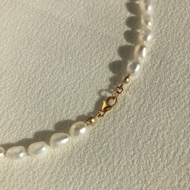 Pearl Necklace with Lobster Claw Clasp (new size added)
