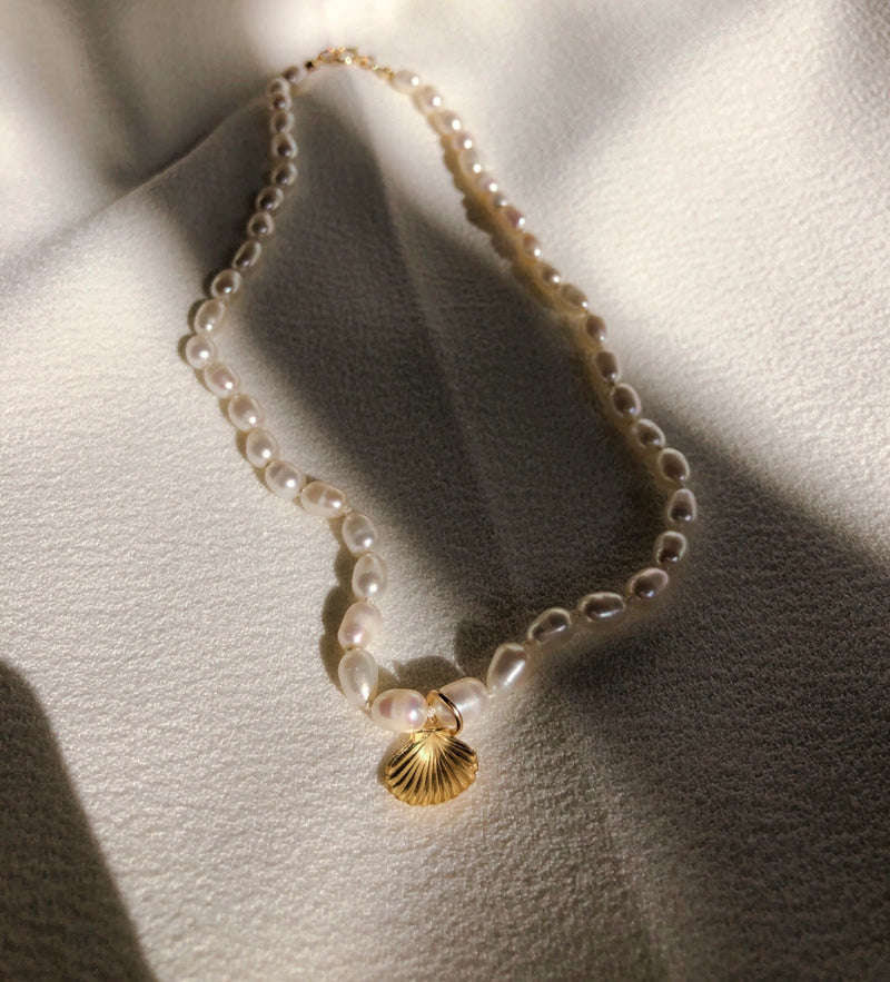 Pearl Necklace with Lobster Claw Clasp (new size added) – MEI WEI